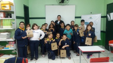 Projeto Pinpedes do Sul realiza atividades de educao ambiental